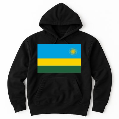 Rwanda Flag Hoodie