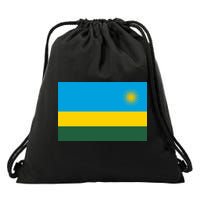 Rwanda Flag Drawstring Bag
