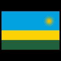 Rwanda Flag Drawstring Bag