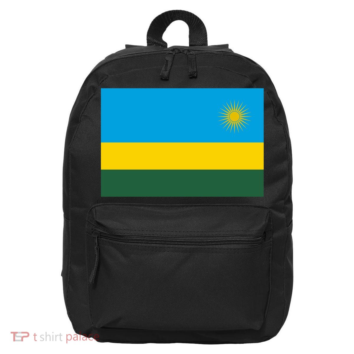 Rwanda Flag 16 in Basic Backpack