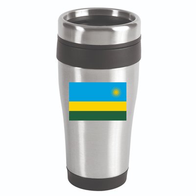 Rwanda Flag 16oz Travel Tumbler