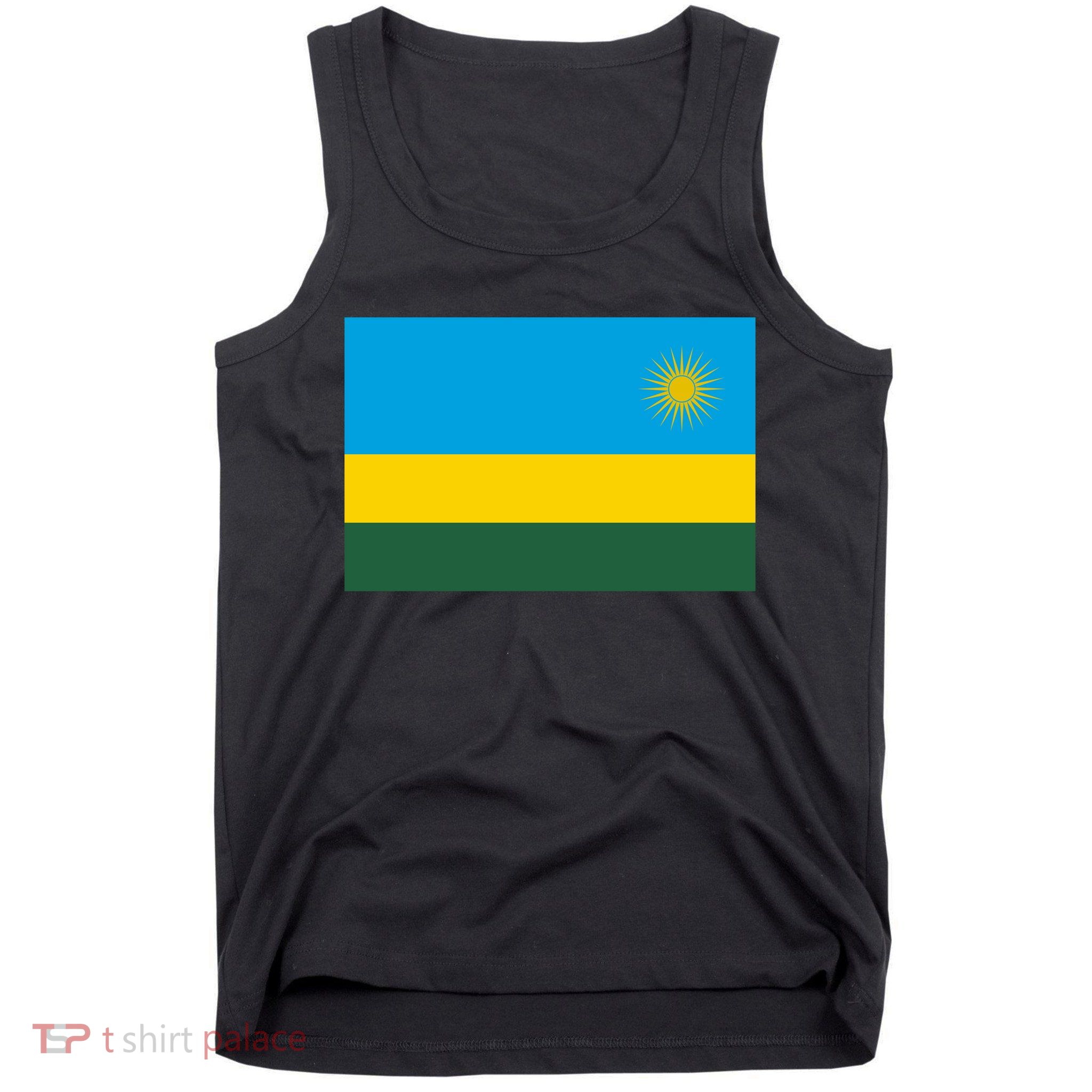 Rwanda Flag Tank Top