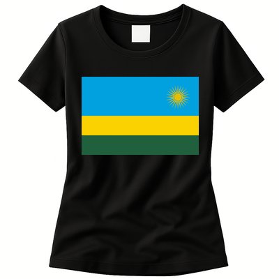 Rwanda Flag Womens T-Shirt