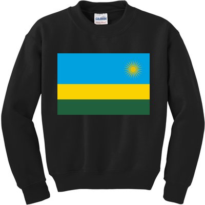Rwanda Flag Kids Sweatshirt