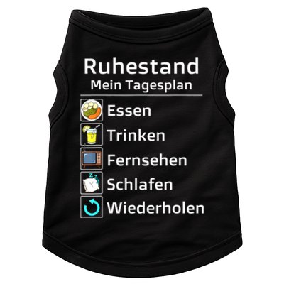 Retirement Funny Retirement Retirees Graphic Doggie Tank