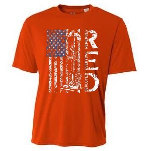 RED Friday Remember Everyone Deployed Retro US Army Military Cooling Performance Crew T-Shirt