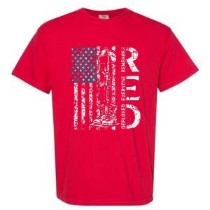 RED Friday Remember Everyone Deployed Retro US Army Military Garment-Dyed Heavyweight T-Shirt