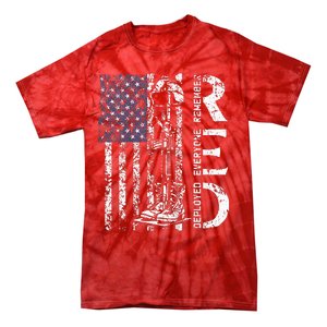 RED Friday Remember Everyone Deployed Retro US Army Military Tie-Dye T-Shirt