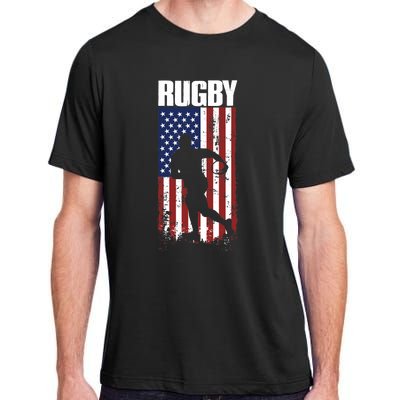 Rugbys Funny Rugby Sports RUGBY Rugby Player Adult ChromaSoft Performance T-Shirt