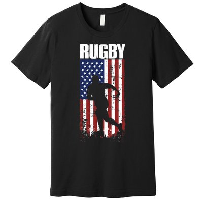 Rugbys Funny Rugby Sports RUGBY Rugby Player Premium T-Shirt