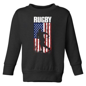 Rugbys Funny Rugby Sports RUGBY Rugby Player Toddler Sweatshirt