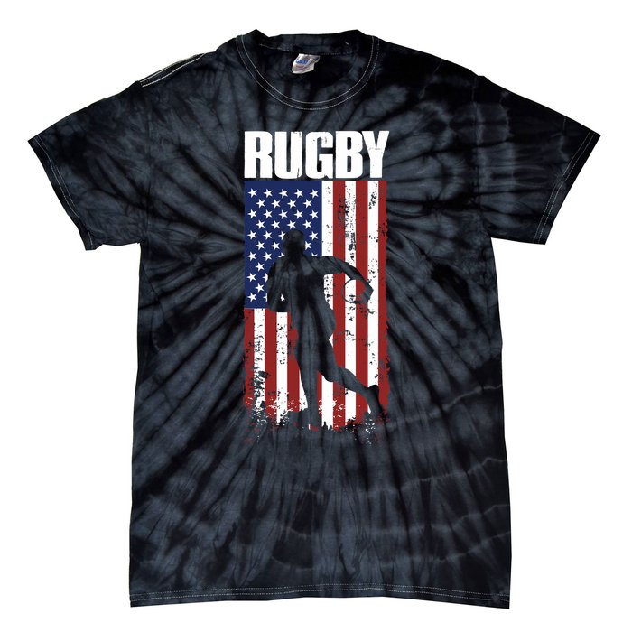 Rugbys Funny Rugby Sports RUGBY Rugby Player Tie-Dye T-Shirt