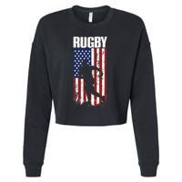 Rugbys Funny Rugby Sports RUGBY Rugby Player Cropped Pullover Crew