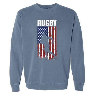 Rugbys Funny Rugby Sports RUGBY Rugby Player Garment-Dyed Sweatshirt