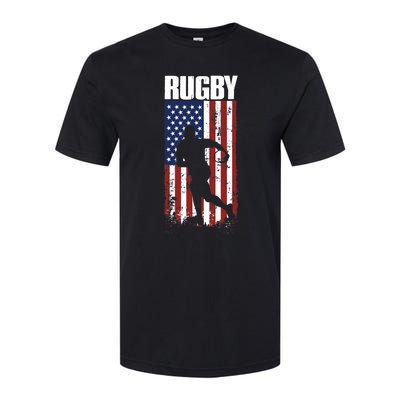 Rugbys Funny Rugby Sports RUGBY Rugby Player Softstyle CVC T-Shirt