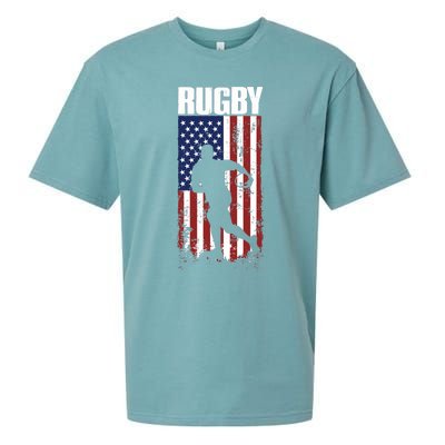 Rugbys Funny Rugby Sports RUGBY Rugby Player Sueded Cloud Jersey T-Shirt