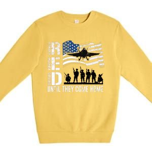 Red Friday Remember Everyone Deployed Until Come Premium Crewneck Sweatshirt