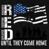 Red Friday Remember Everyone Deployed Until Come Ladies PosiCharge Tri-Blend Wicking Tank