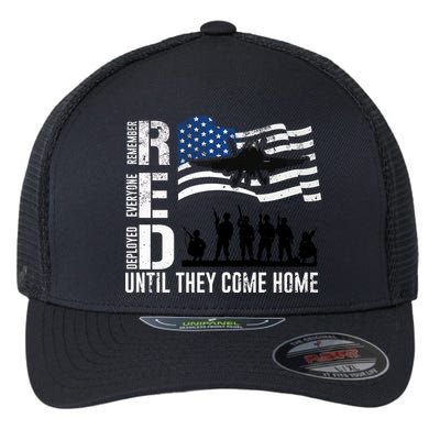 Red Friday Remember Everyone Deployed Until Come Flexfit Unipanel Trucker Cap