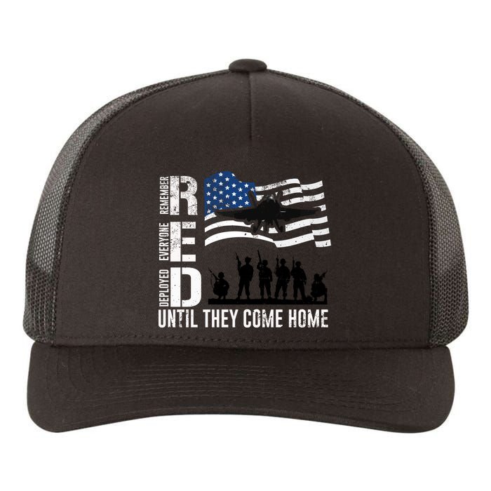Red Friday Remember Everyone Deployed Until Come Yupoong Adult 5-Panel Trucker Hat