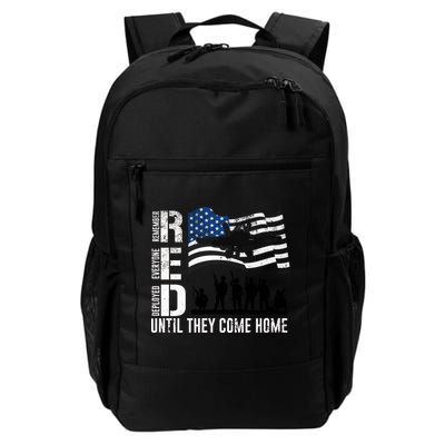 Red Friday Remember Everyone Deployed Until Come Daily Commute Backpack