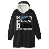 Red Friday Remember Everyone Deployed Until Come Hooded Wearable Blanket