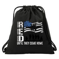 Red Friday Remember Everyone Deployed Until Come Drawstring Bag