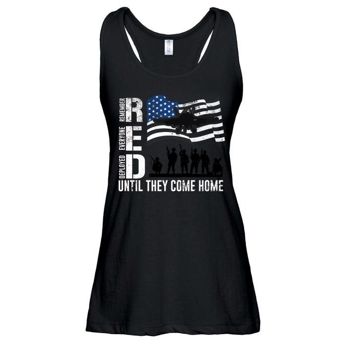 Red Friday Remember Everyone Deployed Until Come Ladies Essential Flowy Tank