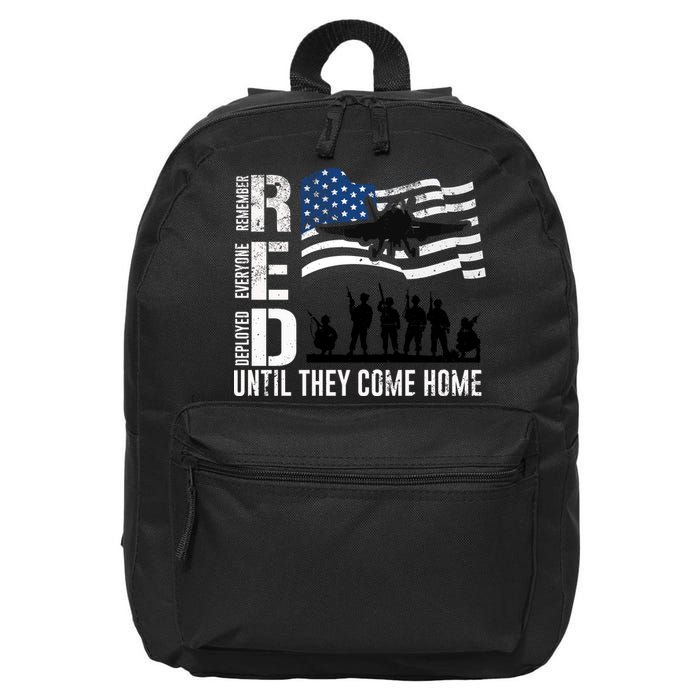 Red Friday Remember Everyone Deployed Until Come 16 in Basic Backpack