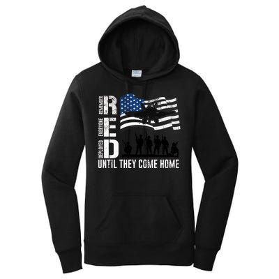 Red Friday Remember Everyone Deployed Until Come Women's Pullover Hoodie