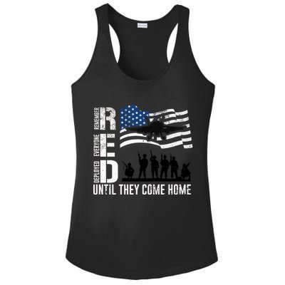 Red Friday Remember Everyone Deployed Until Come Ladies PosiCharge Competitor Racerback Tank
