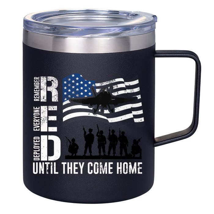 Red Friday Remember Everyone Deployed Until Come 12oz Stainless Steel Coffee Mug