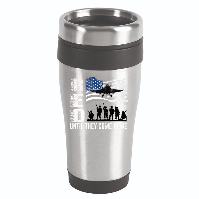 Red Friday Remember Everyone Deployed Until Come 16oz Travel Tumbler