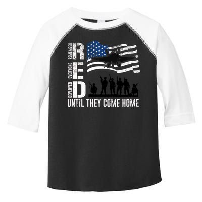 Red Friday Remember Everyone Deployed Until Come Toddler Fine Jersey T-Shirt
