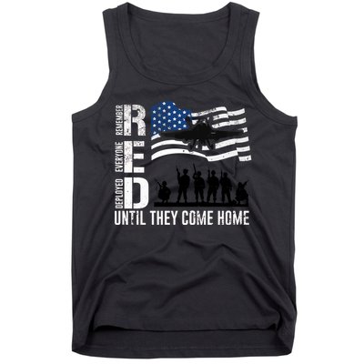 Red Friday Remember Everyone Deployed Until Come Tank Top