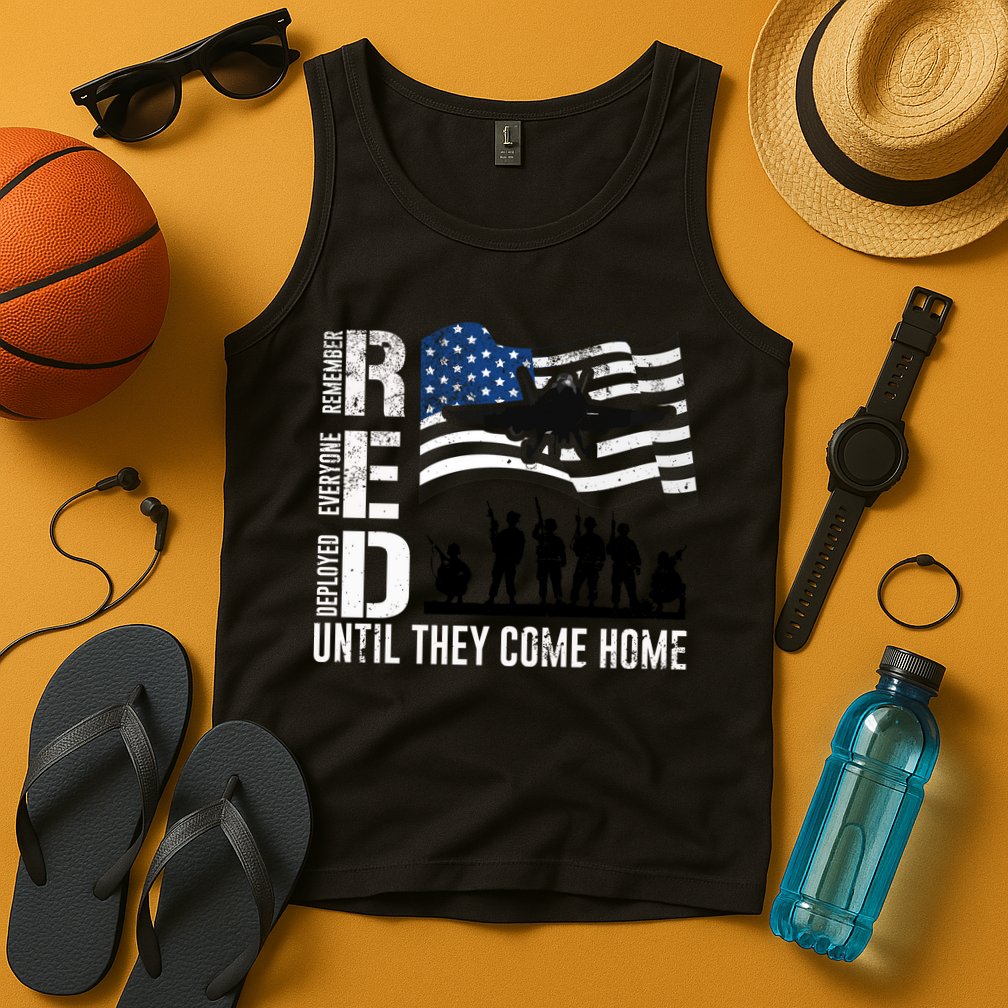 Red Friday Remember Everyone Deployed Until Come Tank Top