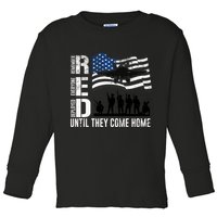 Red Friday Remember Everyone Deployed Until Come Toddler Long Sleeve Shirt