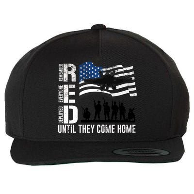 Red Friday Remember Everyone Deployed Until Come Wool Snapback Cap