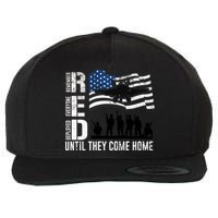 Red Friday Remember Everyone Deployed Until Come Wool Snapback Cap