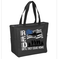 Red Friday Remember Everyone Deployed Until Come Zip Tote Bag