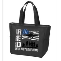 Red Friday Remember Everyone Deployed Until Come Zip Tote Bag
