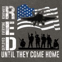 Red Friday Remember Everyone Deployed Until Come Cotton Canvas Backpack
