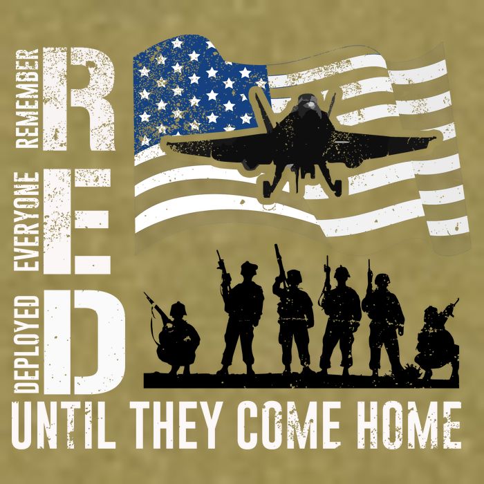 Red Friday Remember Everyone Deployed Until Come Garment-Dyed Women's Muscle Tee