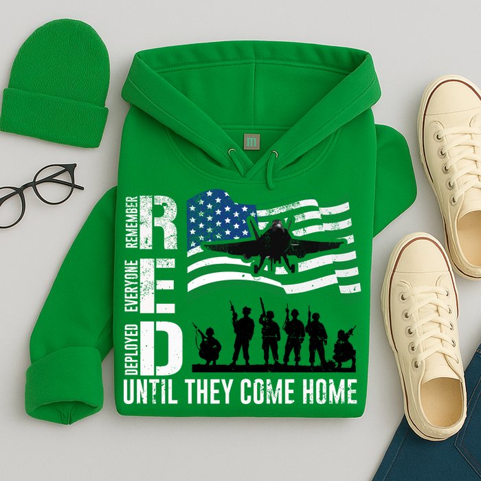 Red Friday Remember Everyone Deployed Until Come Hoodie