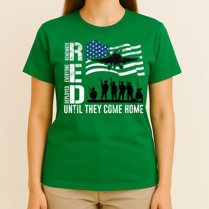 Red Friday Remember Everyone Deployed Until Come T-Shirt