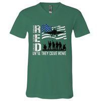 Red Friday Remember Everyone Deployed Until Come V-Neck T-Shirt