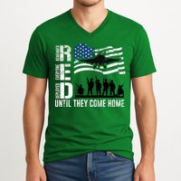 Red Friday Remember Everyone Deployed Until Come V-Neck T-Shirt