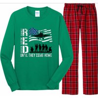 Red Friday Remember Everyone Deployed Until Come Long Sleeve Pajama Set