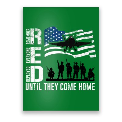 Red Friday Remember Everyone Deployed Until Come Poster