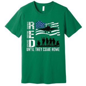 Red Friday Remember Everyone Deployed Until Come Premium T-Shirt